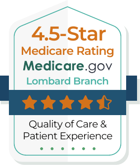 4.5-Star Medicare rating, SafeLife Lombard branch